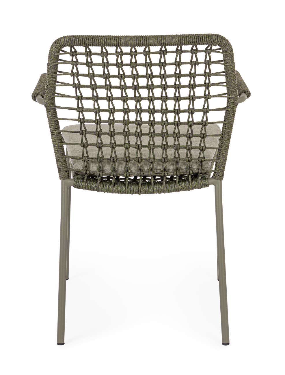 Gartenstuhl Canar aus Metall, Grün
