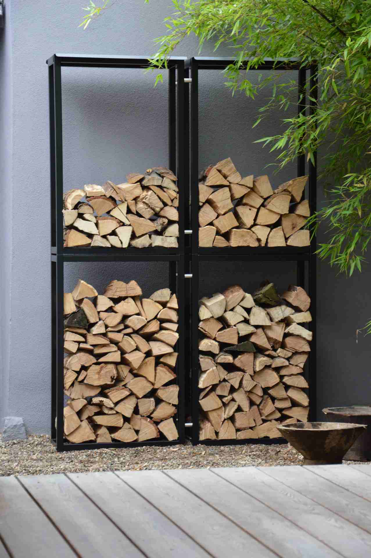 Kaminholzgestell Holz Michel aus Metall Kaminholzgestell Holz Michel aus Metall