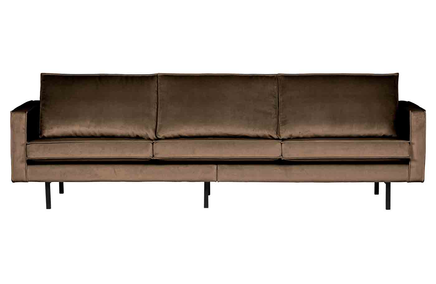 Rodeo Sofa 3-Sitzer Samt, Taupe Rodeo Sofa 3-Sitzer Samt, Taupe