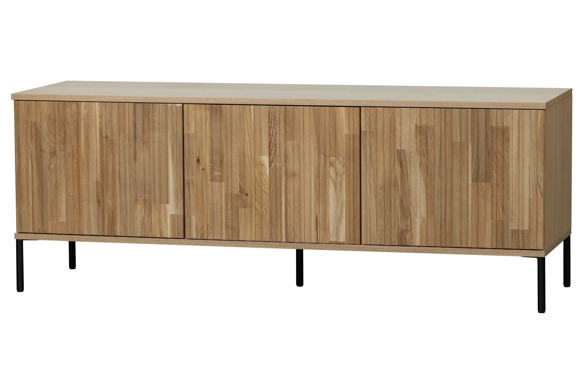 TV Board Gravure aus Eichenholz 150 cm, Natur TV Board Gravure aus Eichenholz 150 cm, Natur