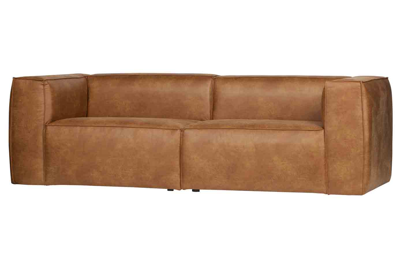 Sofa Bean Eco-Leder, Cognac