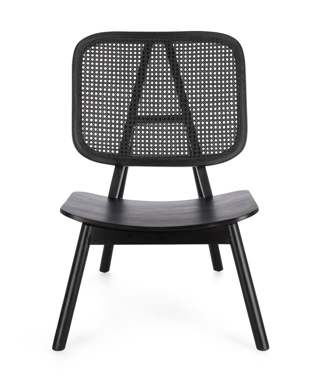 Der Sessel Yves überzeugt mit seinem modernen Stil. Gefertigt wurde er aus Teakholz, welches einen schwarzen Farbton besitzt. Die Rückenlehne ist aus Rattan und hat eine schwarze Farbe. Der Sessel besitzt eine Sitzhöhe von 38 cm.