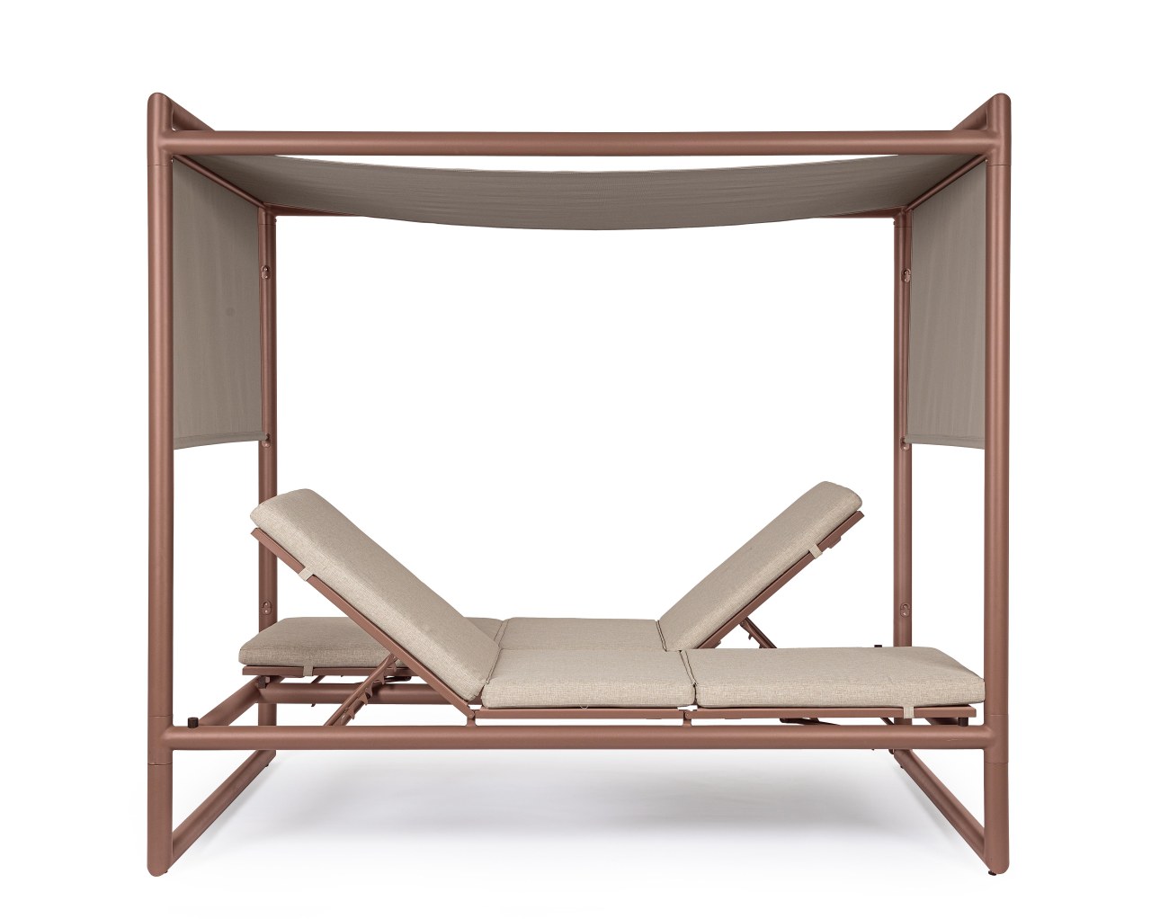 Gartendaybed Konnor aus Aluminium, Barin