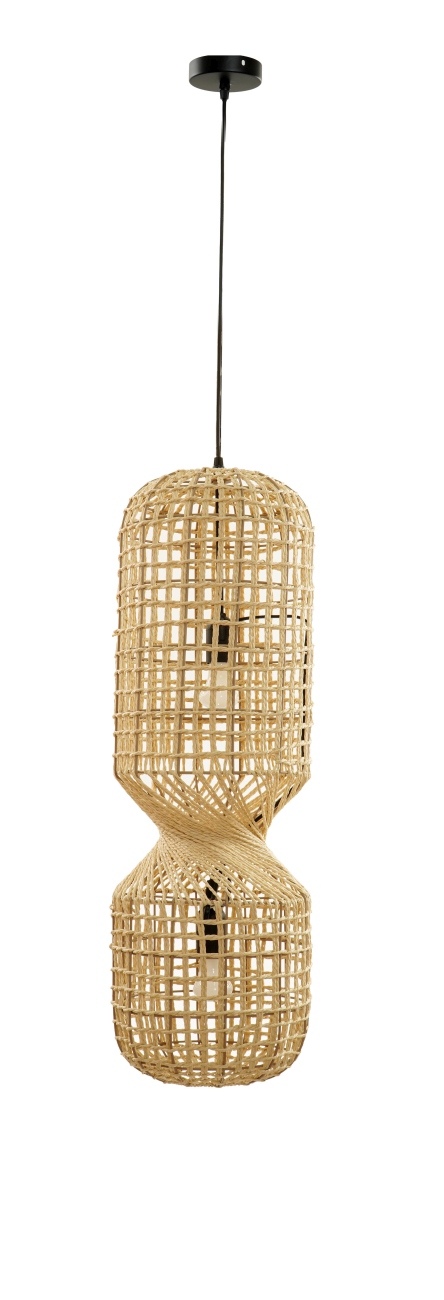 Hängeleuchte Malabo aus Papier 77 cm, Beige Hängeleuchte Malabo aus Papier 77 cm, Beige