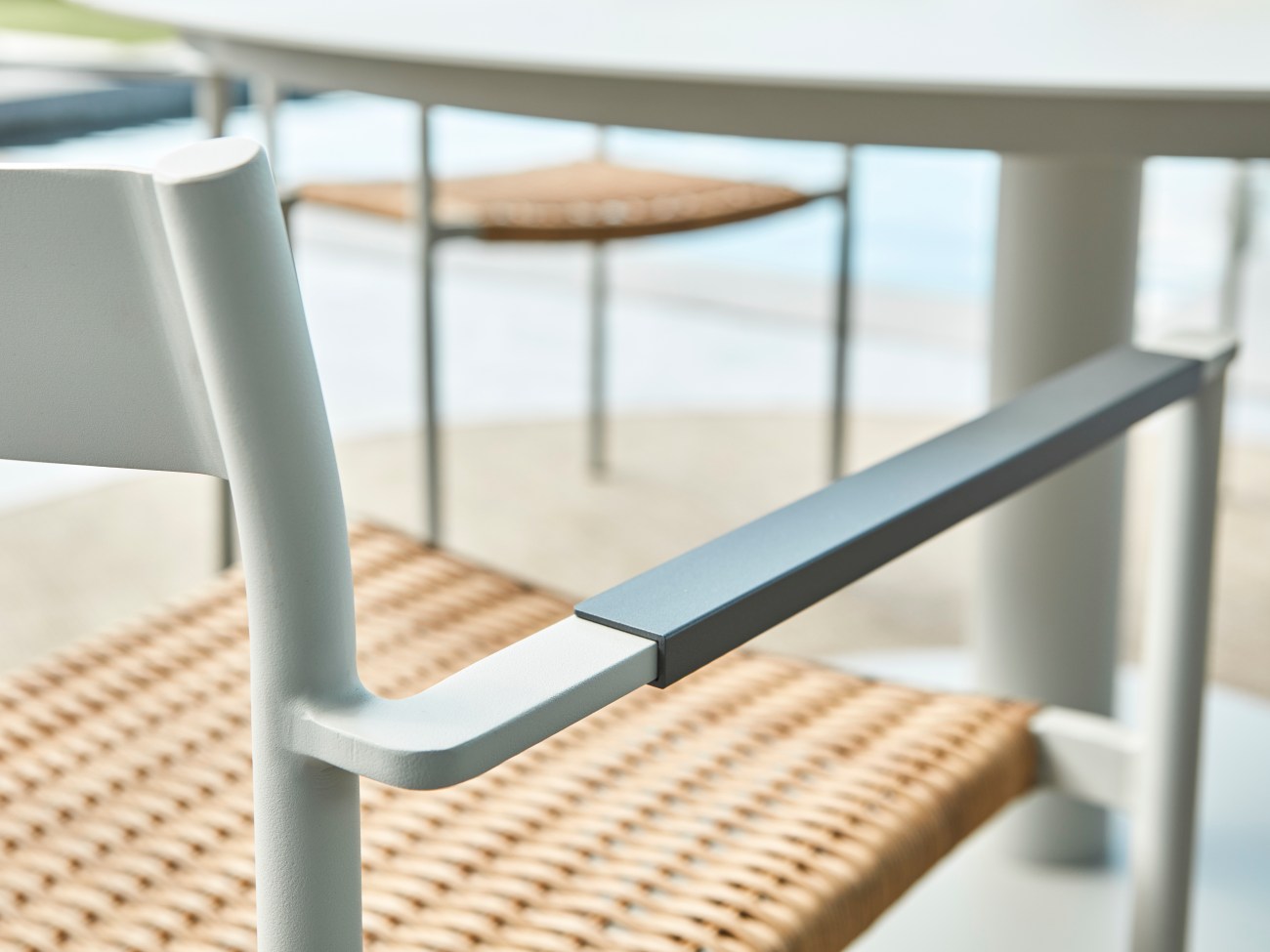 Gartenstuhl DK mit Armlehne, Hellgrün