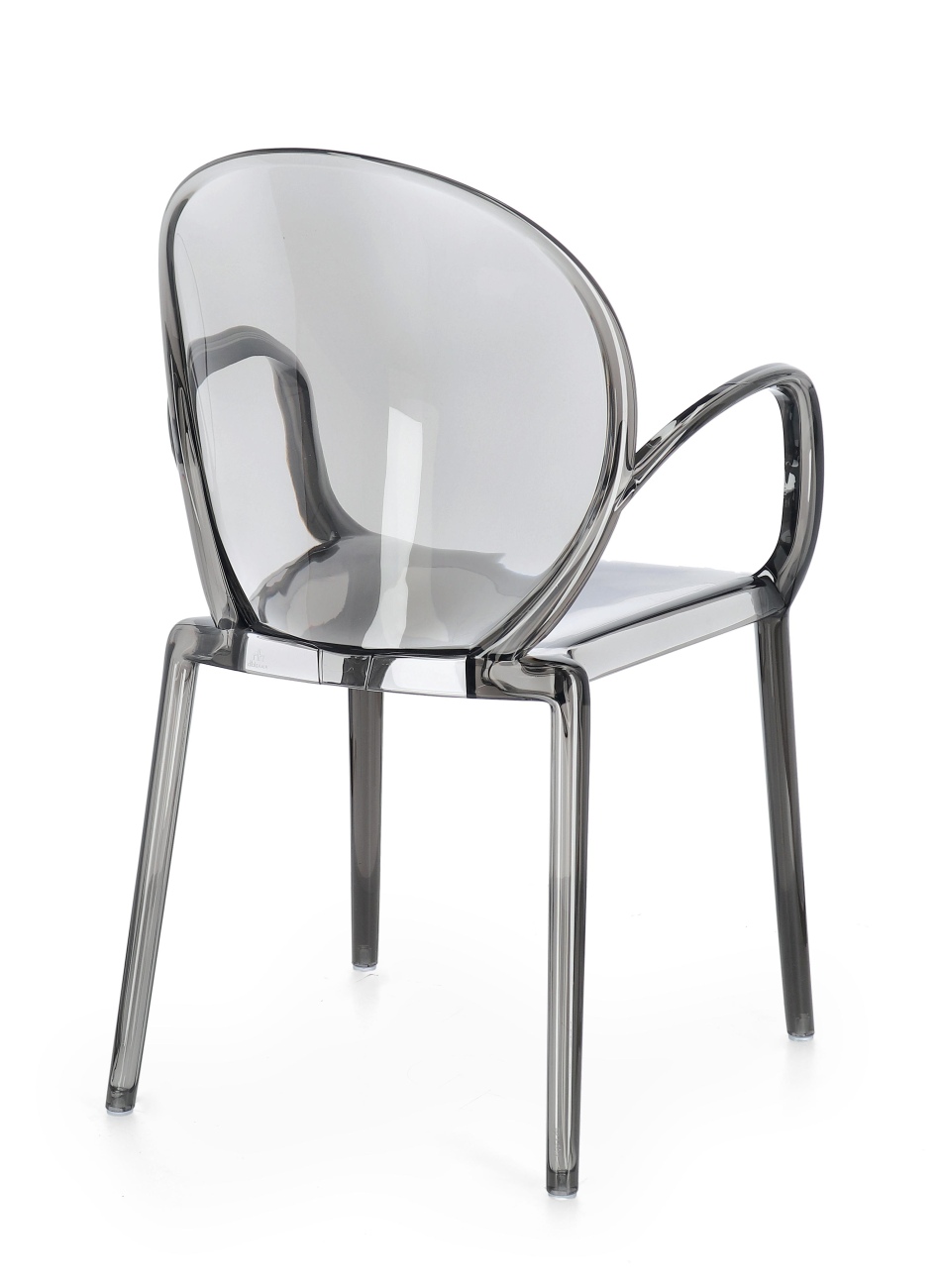 Gartenstuhl Camilla 4er-Set mit Armlehne, Grau