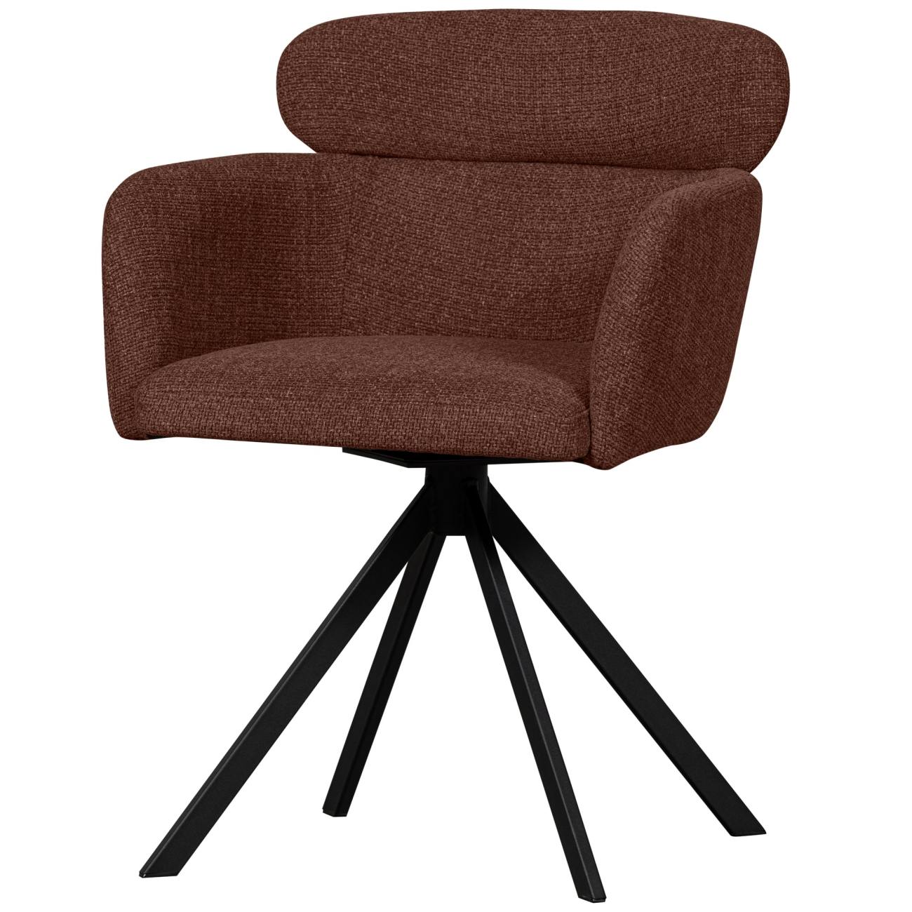 Esszimmerstuhl Fenne aus Webstoff, Braun Esszimmerstuhl Fenne aus Webstoff, Braun