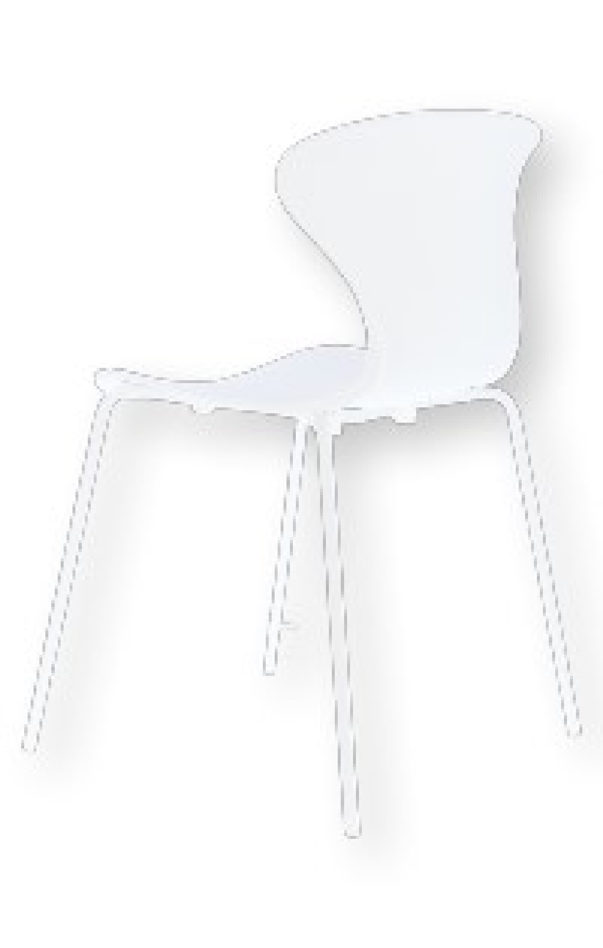 JanKurtz Riva Stapelstuhl Weiss