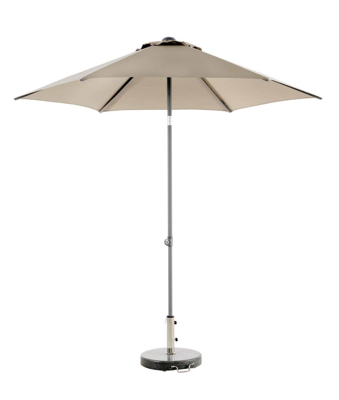 Sonnenschirm Poppi Ø250 cm, Taupe Sonnenschirm Poppi Ø250 cm, Taupe