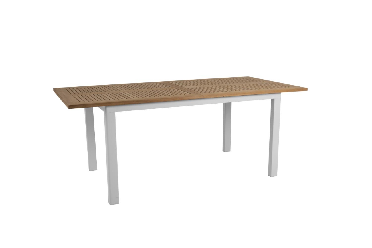 Gartenesstisch Lyon 194-252 cm, Weiß Gartenesstisch Lyon 194-252 cm, Weiß