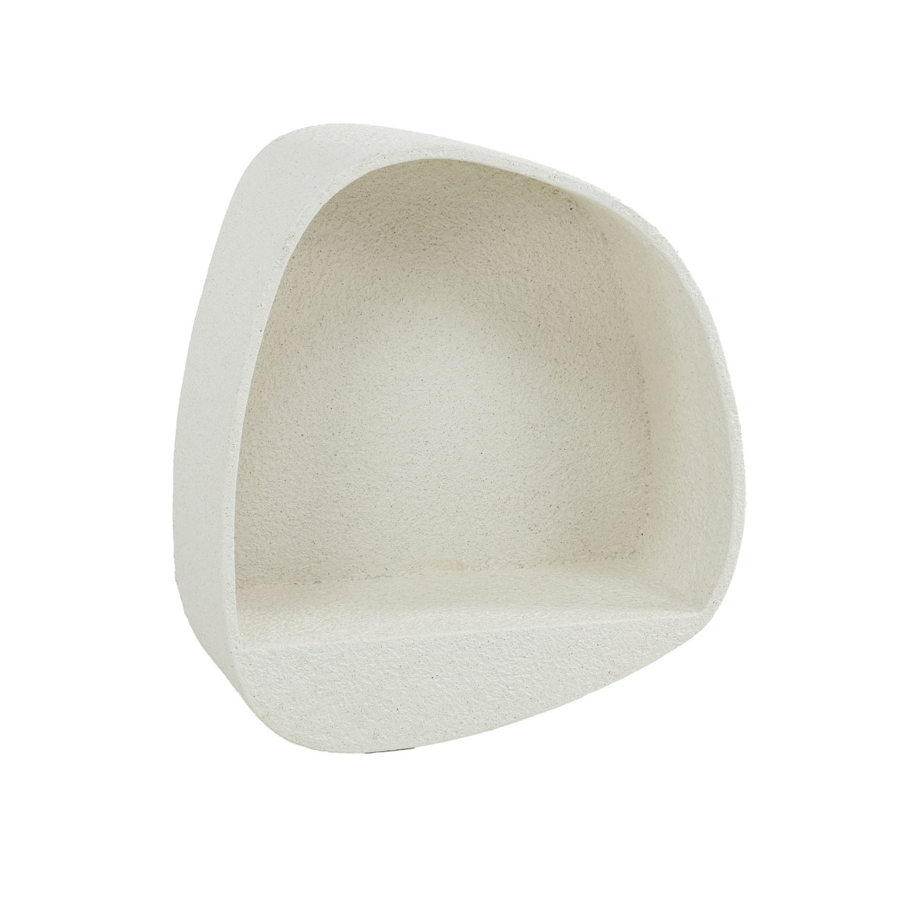 Wandregal Stenmabre - cremeweißer Marmor-Komposit, Viereckig Wandregal Marbre - cremeweißer Marmor-Komposit, Viereckig