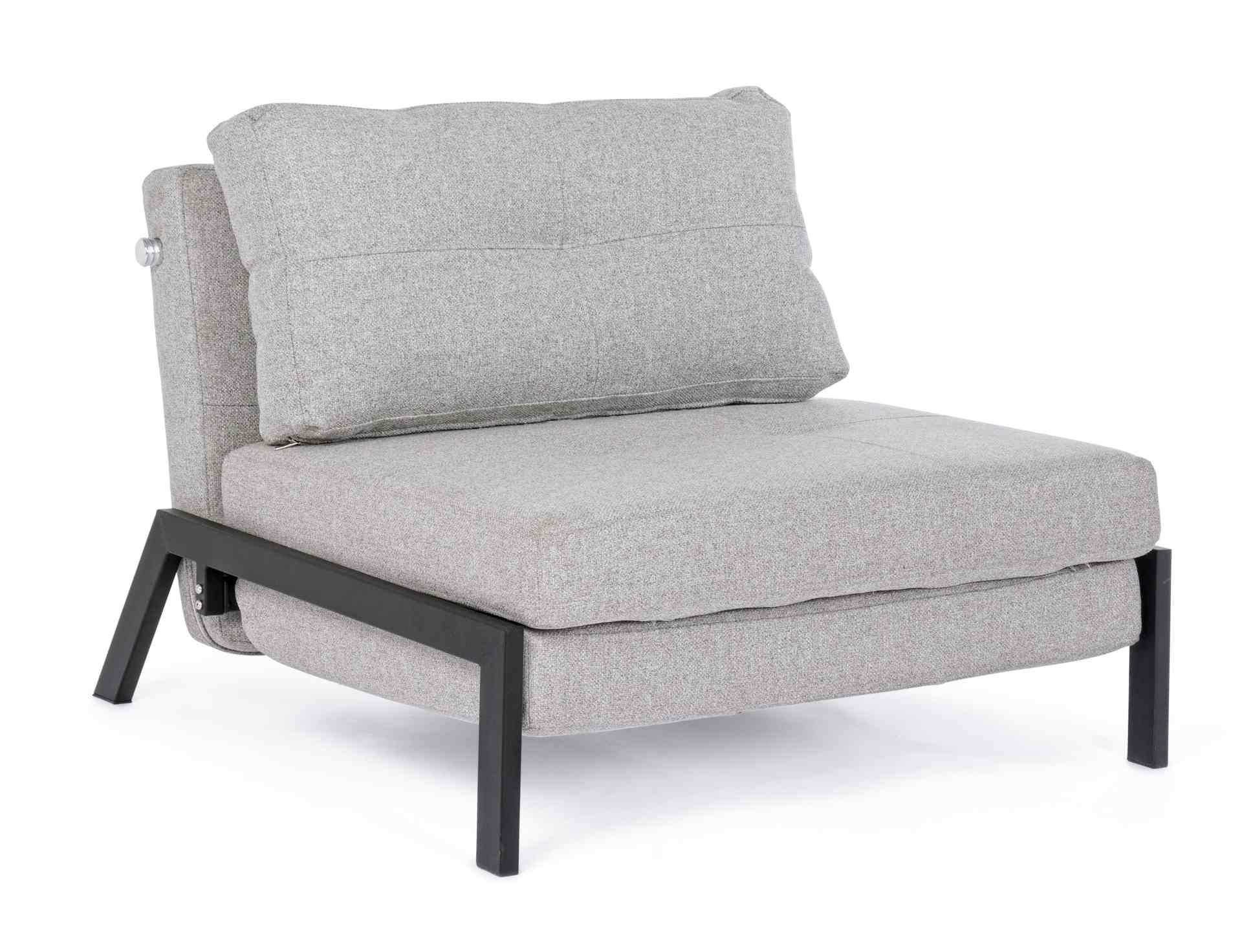 Schlafsofa Hayden mit Stoff-Bezug, 1-Sitzer, Hellgrau Schlafsofa Hayden mit Stoff-Bezug, 1-Sitzer, Hellgrau
