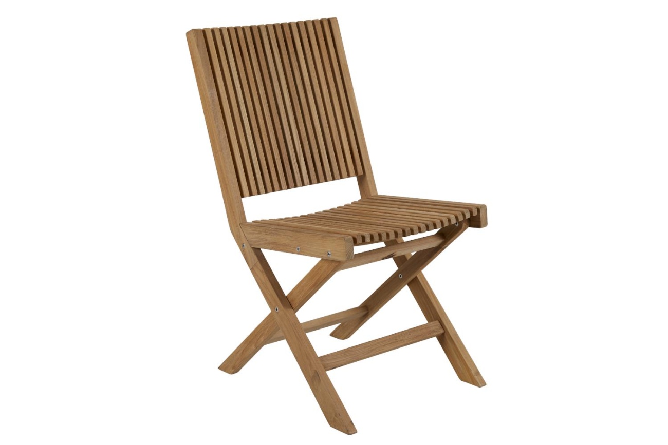 Der Gartenstuhl Julita überzeugt mit seinem modernen Design. Gefertigt wurde er aus Teakholz, welches einen natürlichen Farbton besitzt. Das Gestell ist auch aus Teakholz und hat eine natürliche Farbe. Die Sitzhöhe des Stuhls beträgt 44 cm.