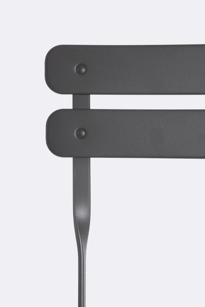 Gartenstuhl Yasmin aus Metall, Anthrazit