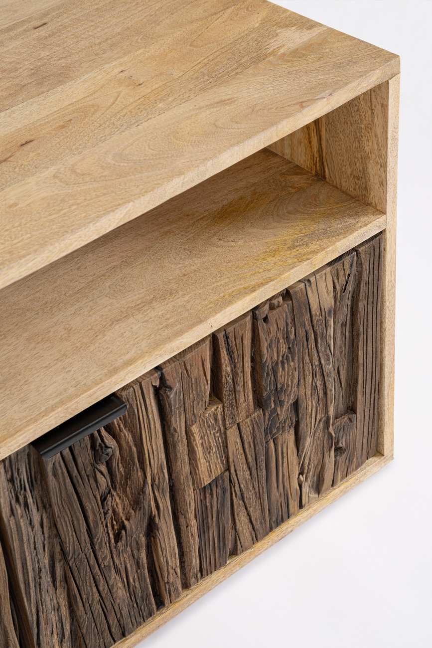 TV-Board Nashik aus Mangoholz, 145 cm