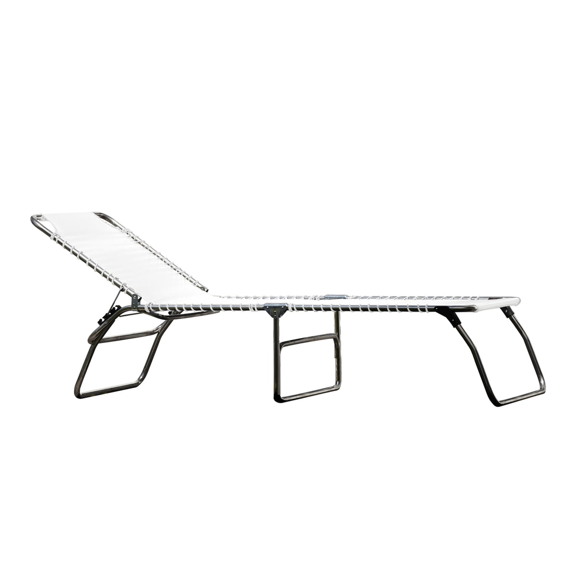 Dreibeinliege Amigo XXL aus Aluminium, Weiß Dreibeinliege Amigo XXL aus Aluminium, Weiß