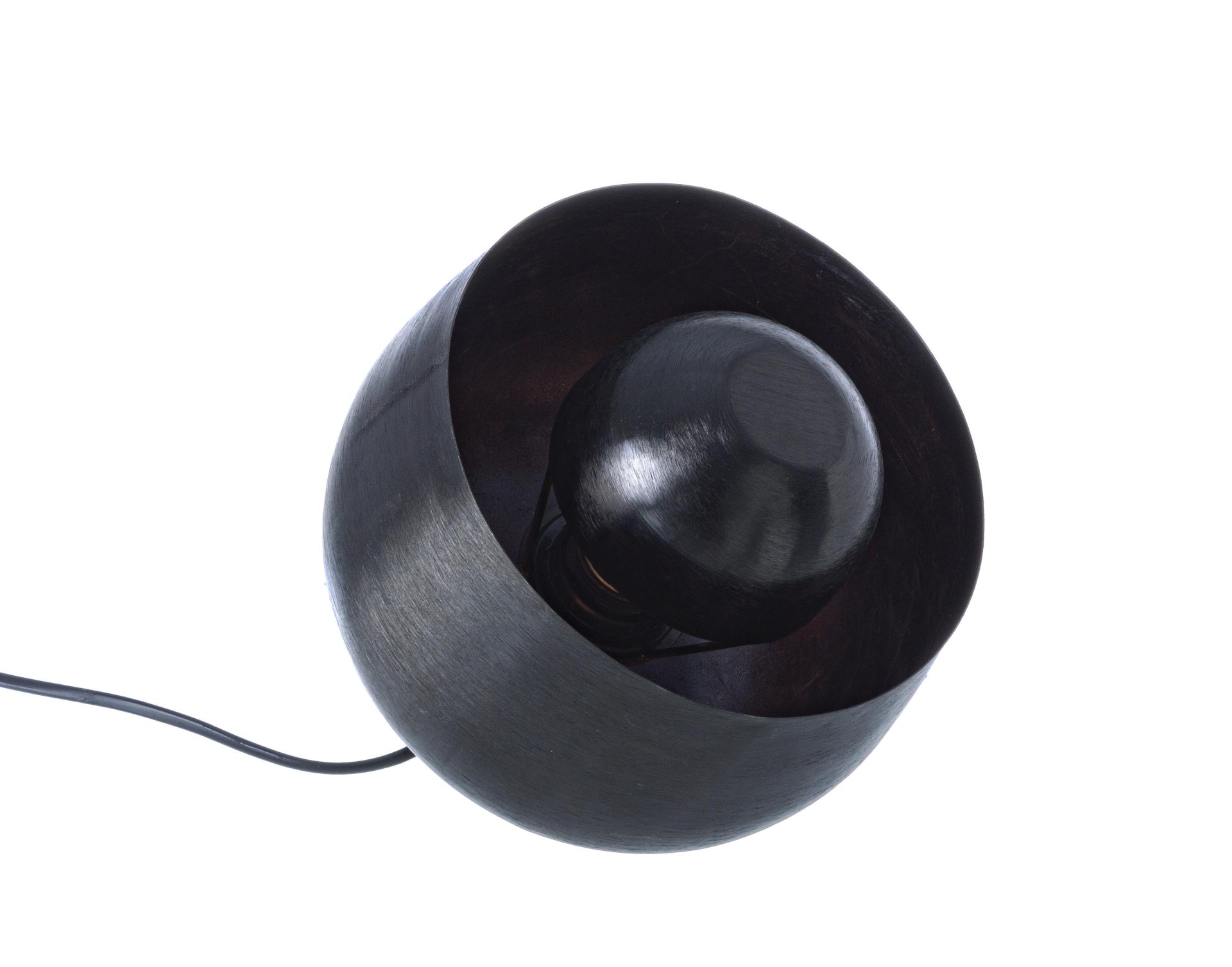 Tischleuchte Ishan Klein aus Metall, Schwarz Tischleuchte Ishan Klein aus Metall, Schwarz