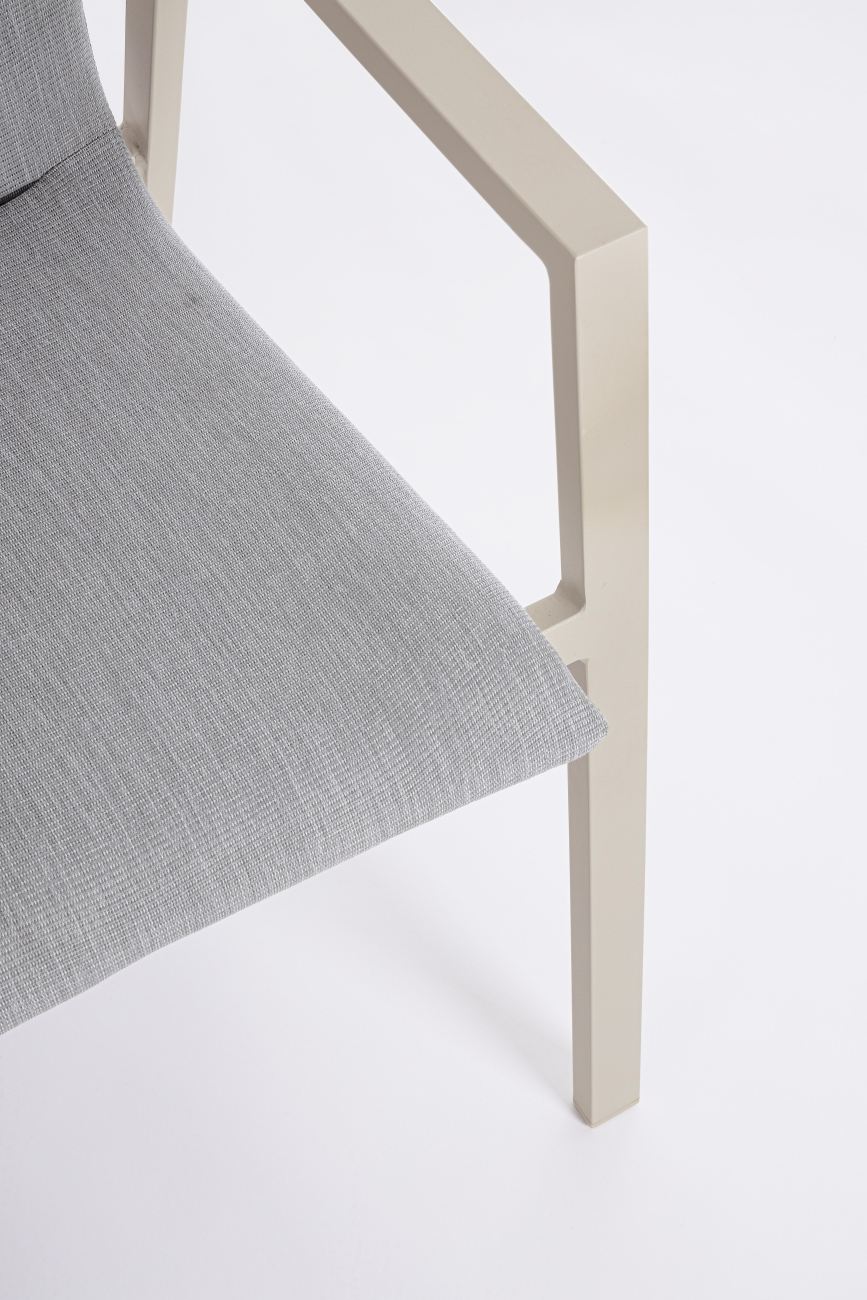 Gartenstuhl Odeon aus Aluminium, Pelikan