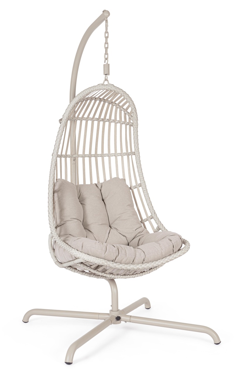 Hängesessel Phuket aus Metall, Sand Hängesessel Phuket aus Metall, Sand