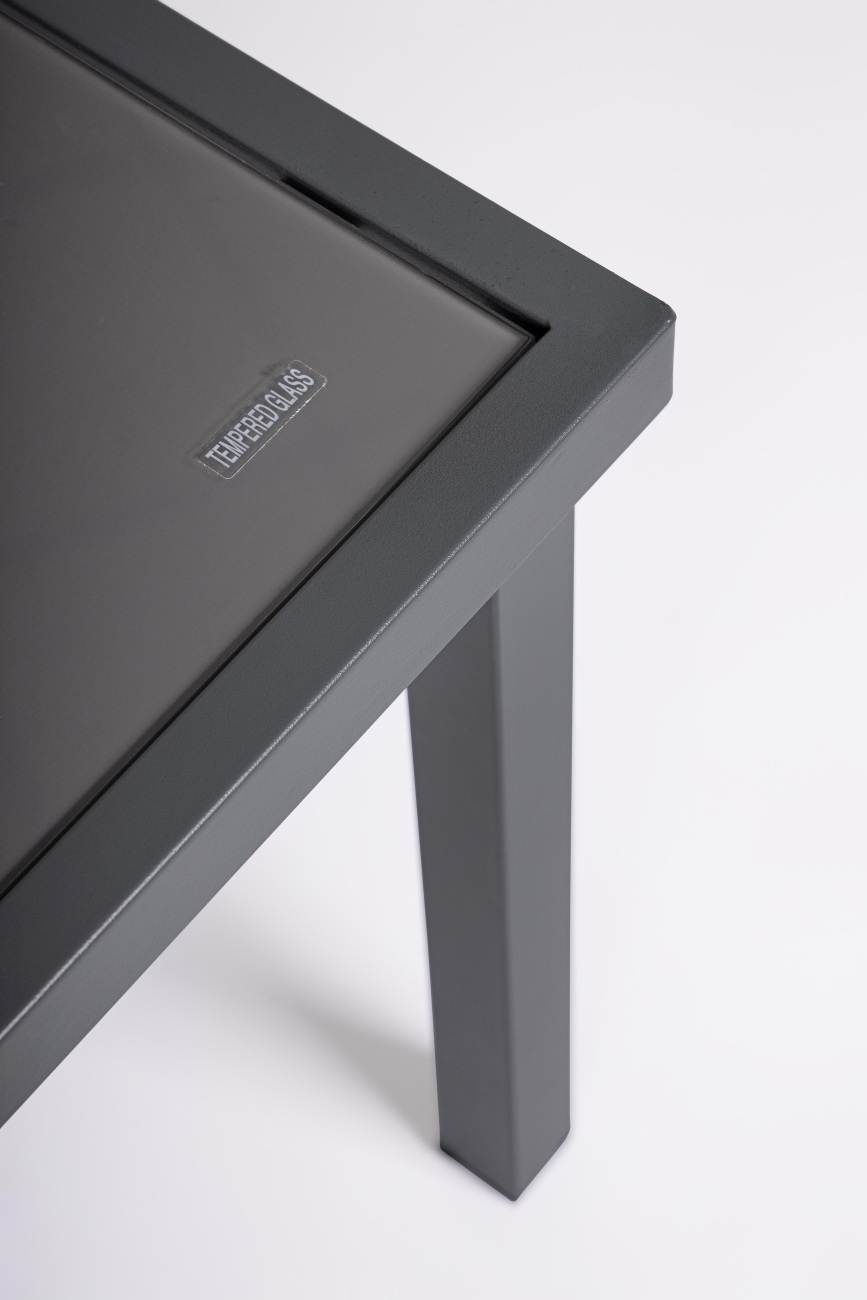 Garten-Set Florida 4er Gruppe, Hellgrau