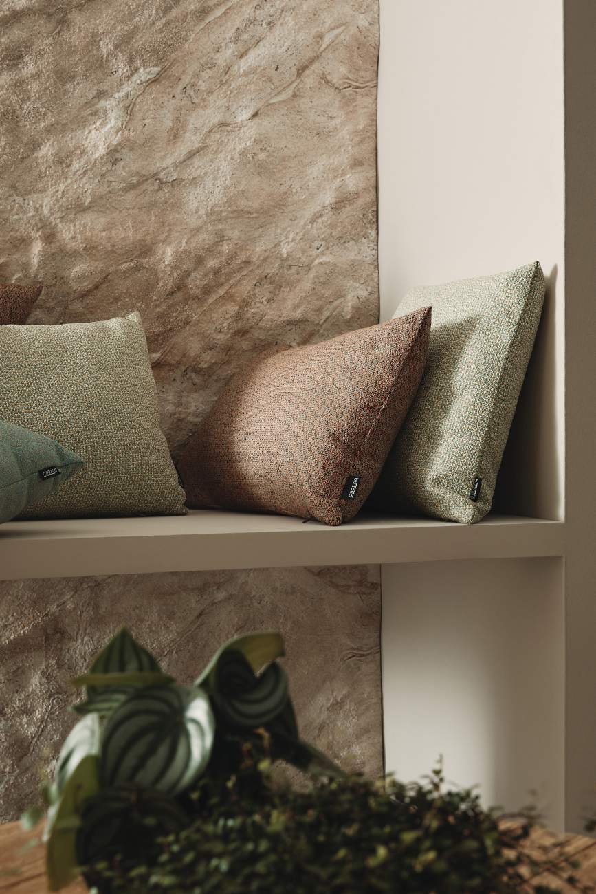 Outdoor Kissen Sirin aus Olefin-Stoff 60x40 cm, Orange