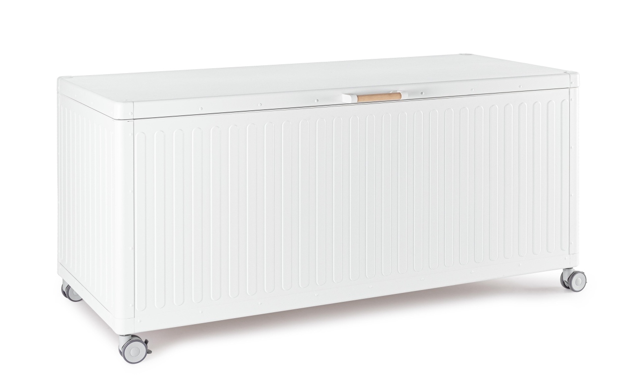 Gartentruhe Ocean aus Aluminium, Weiß Gartentruhe Ocean aus Aluminium, Weiß