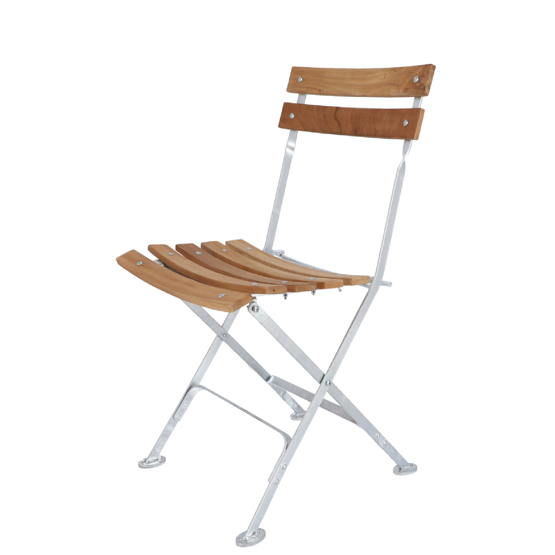 JanKurtz Lucca Klappstuhl Gartenstuhl Teakholz Metall Lucca Klappstuhl aus Teakholz