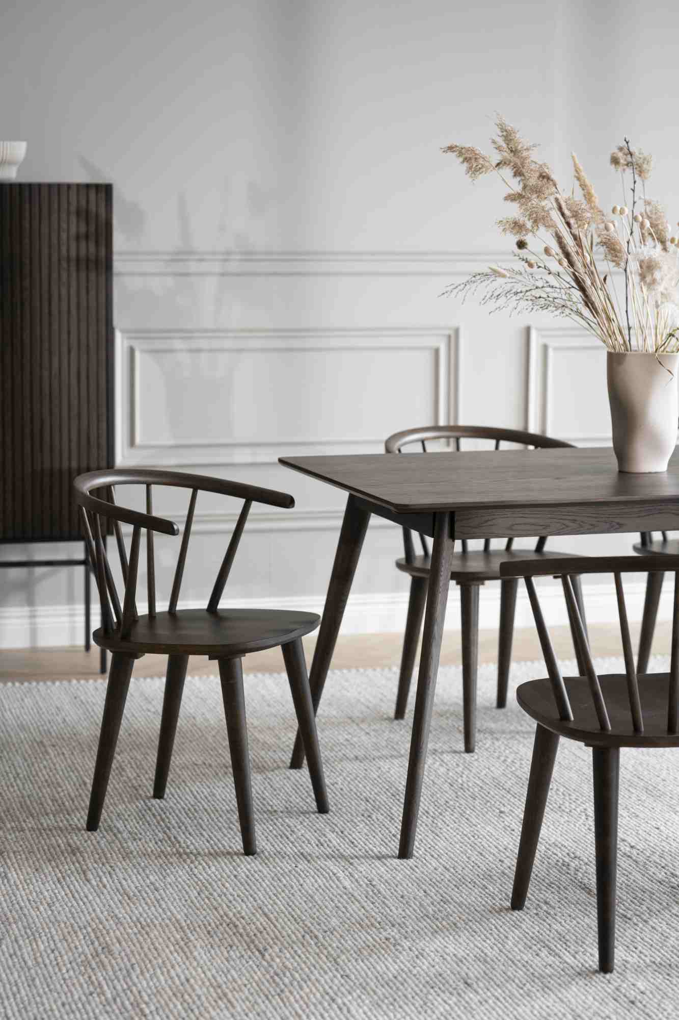 Stuhl Carmen 2er Set, Braun – überzeugt mit zeitlosem Stil.