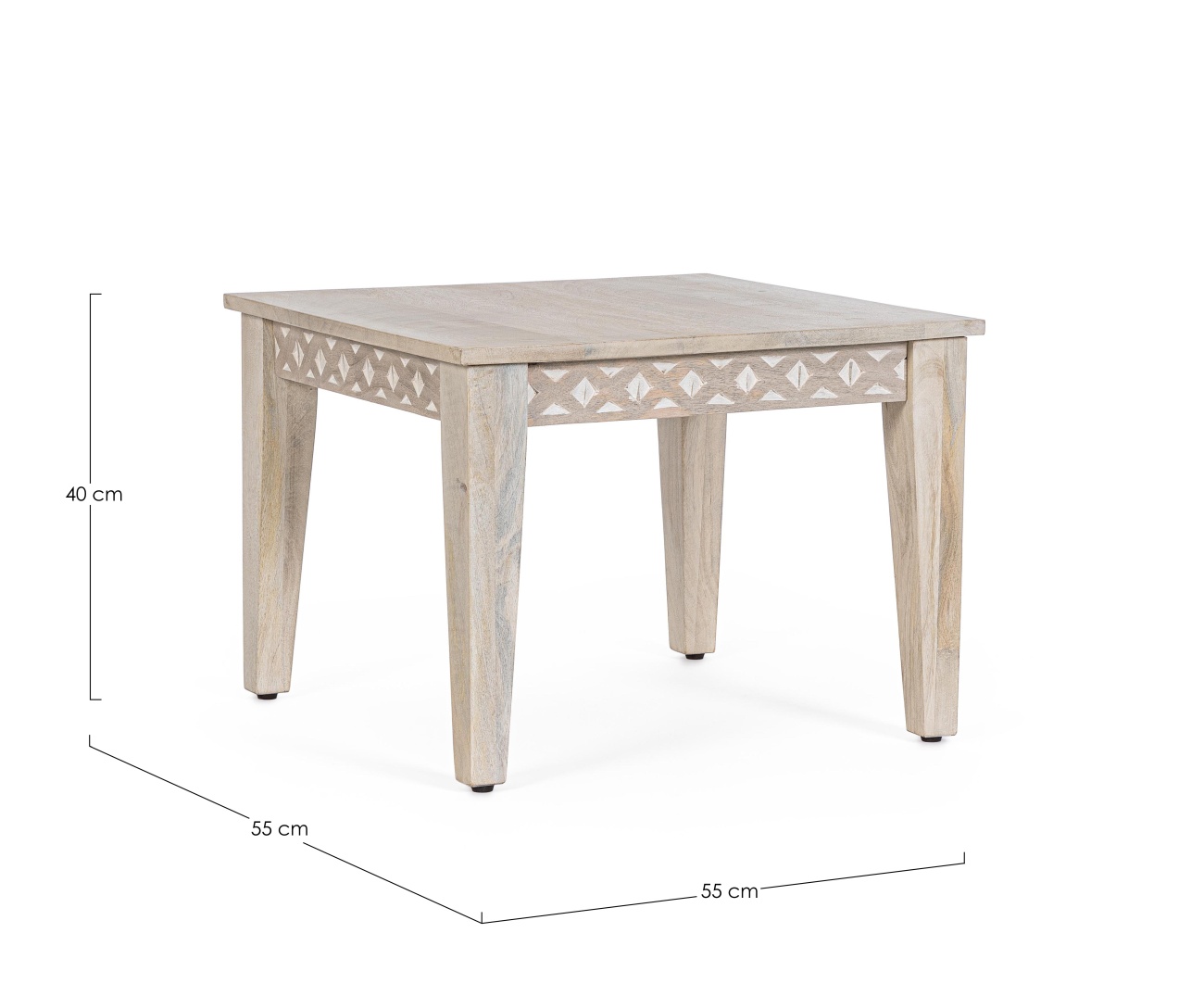 Beistelltisch Indira aus Mangoholz