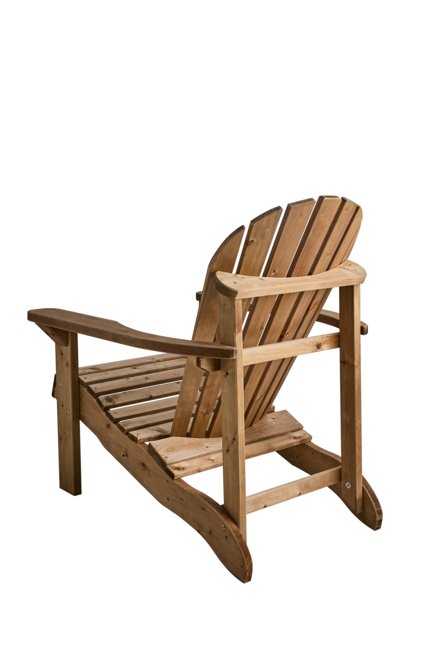 Gartensessel Skule aus Kiefernholz, Braun