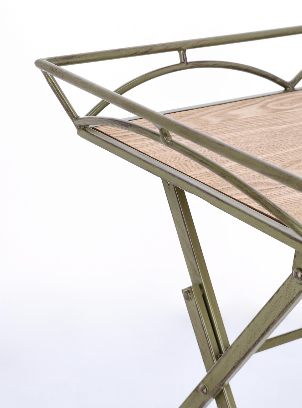 Couchtisch Guenda aus Metall, Grün