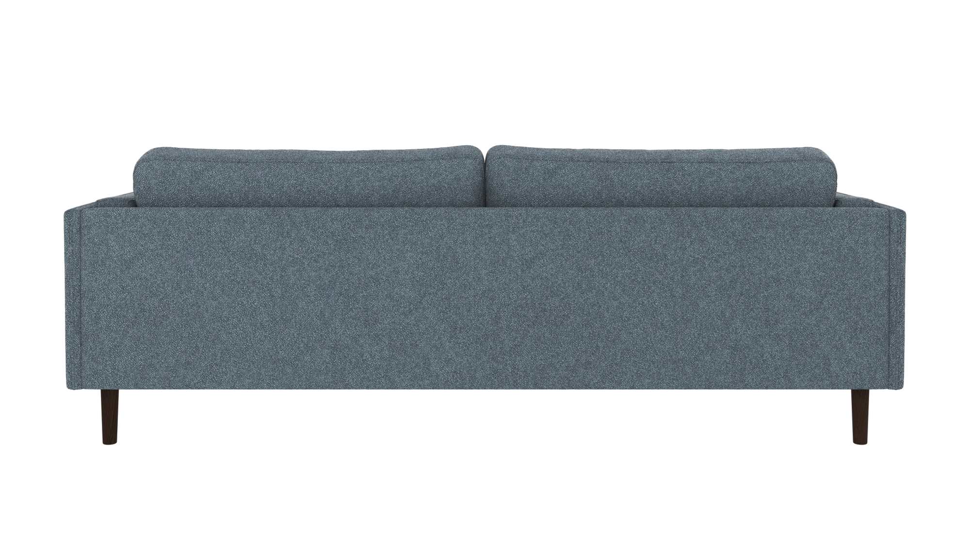 Machen Sie Ihr Zuhause komplett mit Sofa Braden 3-Sitzer, Beine Braun, Bezug Bobby Blau.