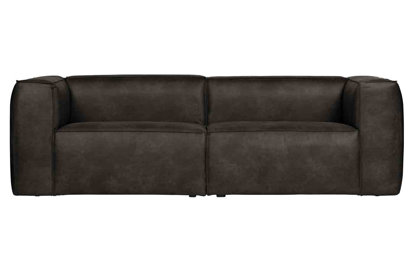 Sofa Bean Eco-Leder, Schwarz