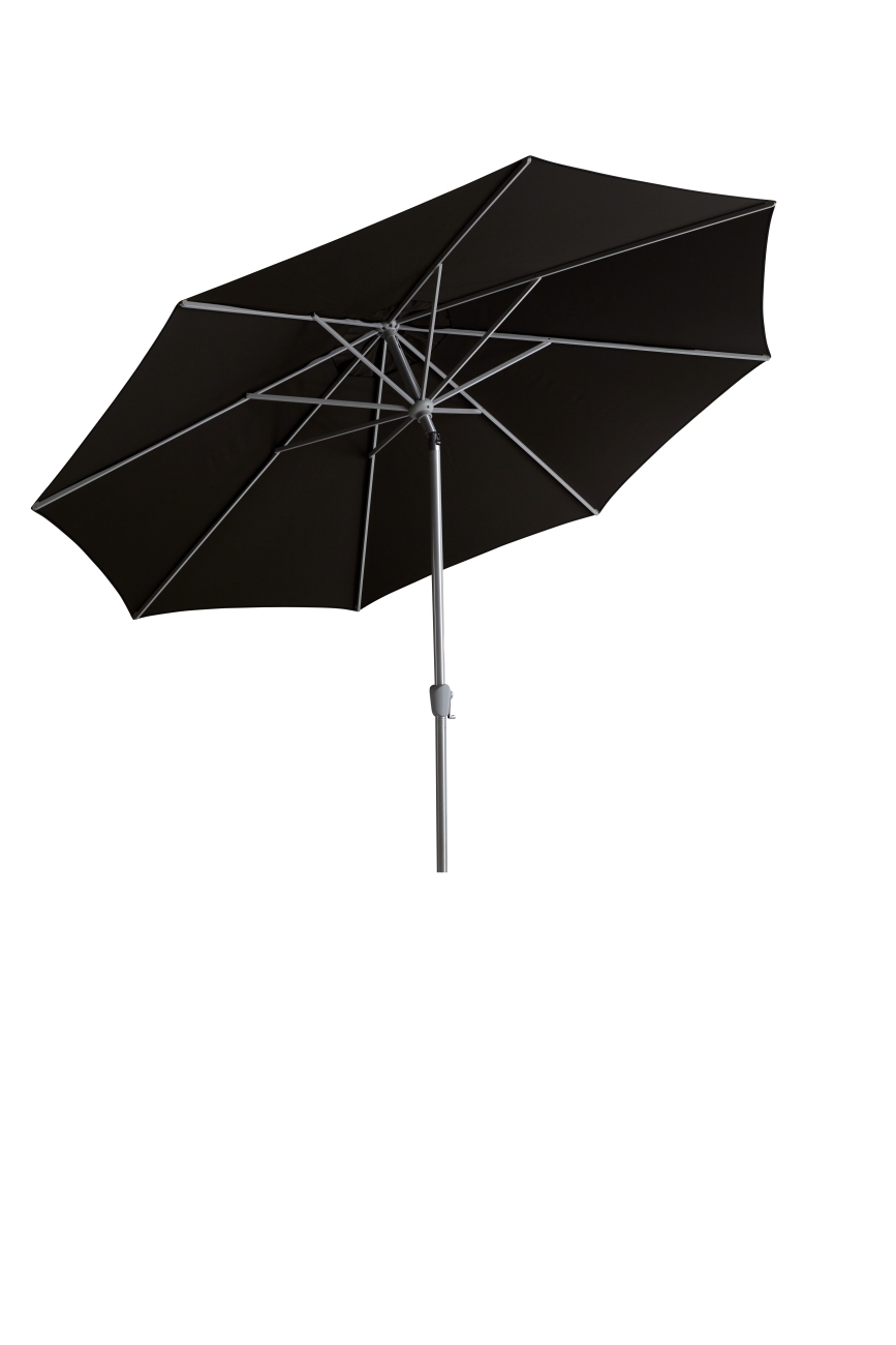 Sonnenschirm Abriola Ø 330 cm, Schwarz