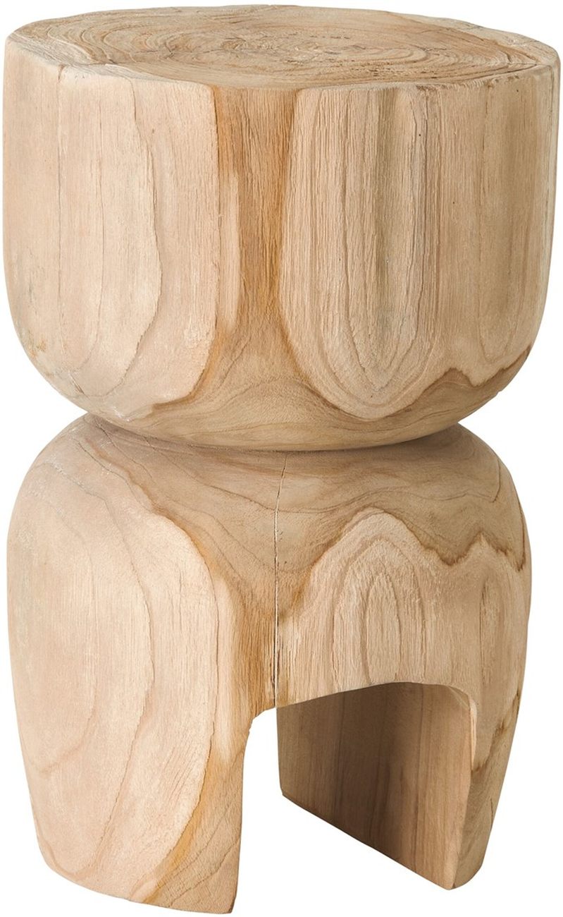 Beistelltisch Amber aus Teakholz, Natur Beistelltisch Amber aus Teakholz, Natur