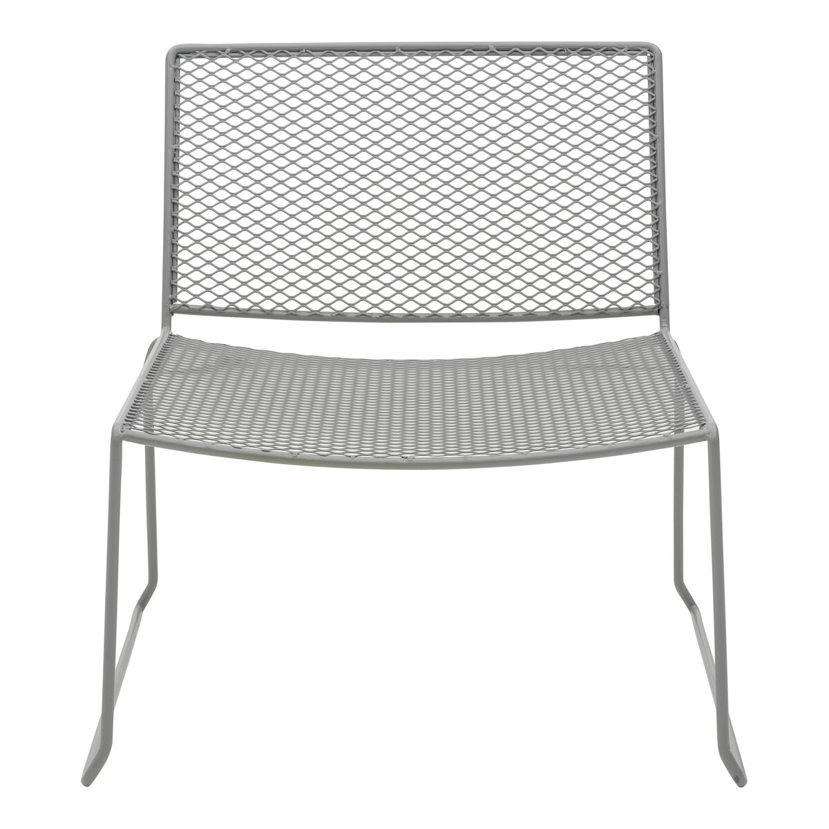 Gartensessel Haru Slate Grey - Metall, Stapelbar
