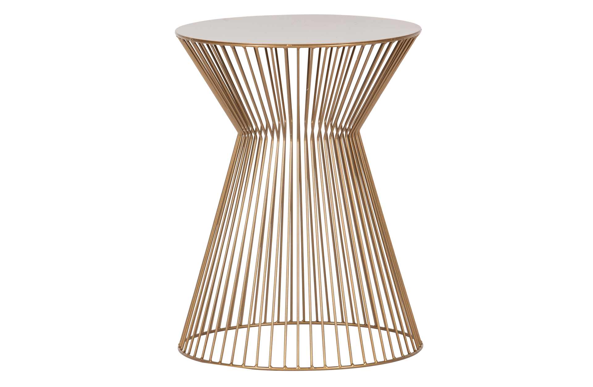 Beistelltisch Suus aus Metall, Gold Beistelltisch Suus aus Metall, Gold