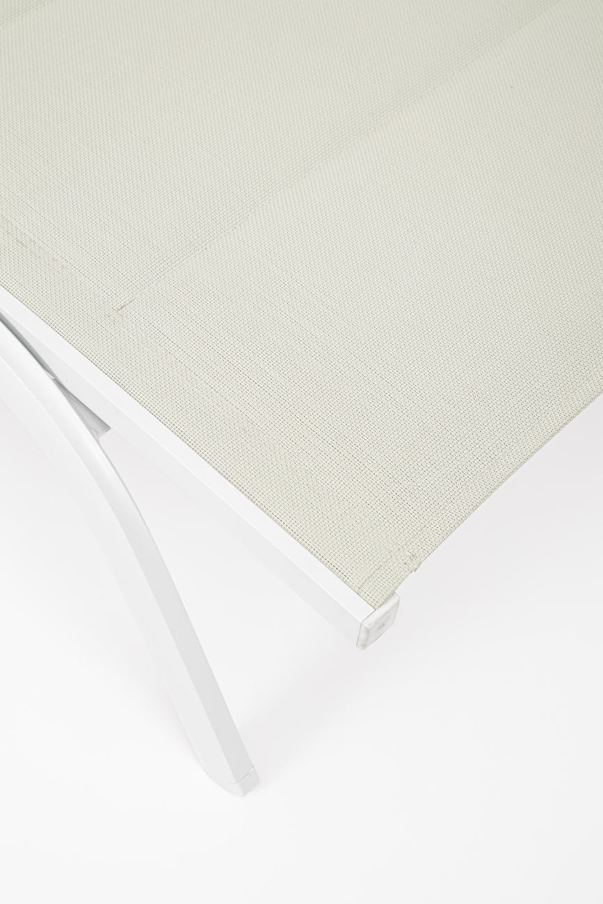 Sonnenliege Cleopass aus Aluminium mit Rolle, Lagun