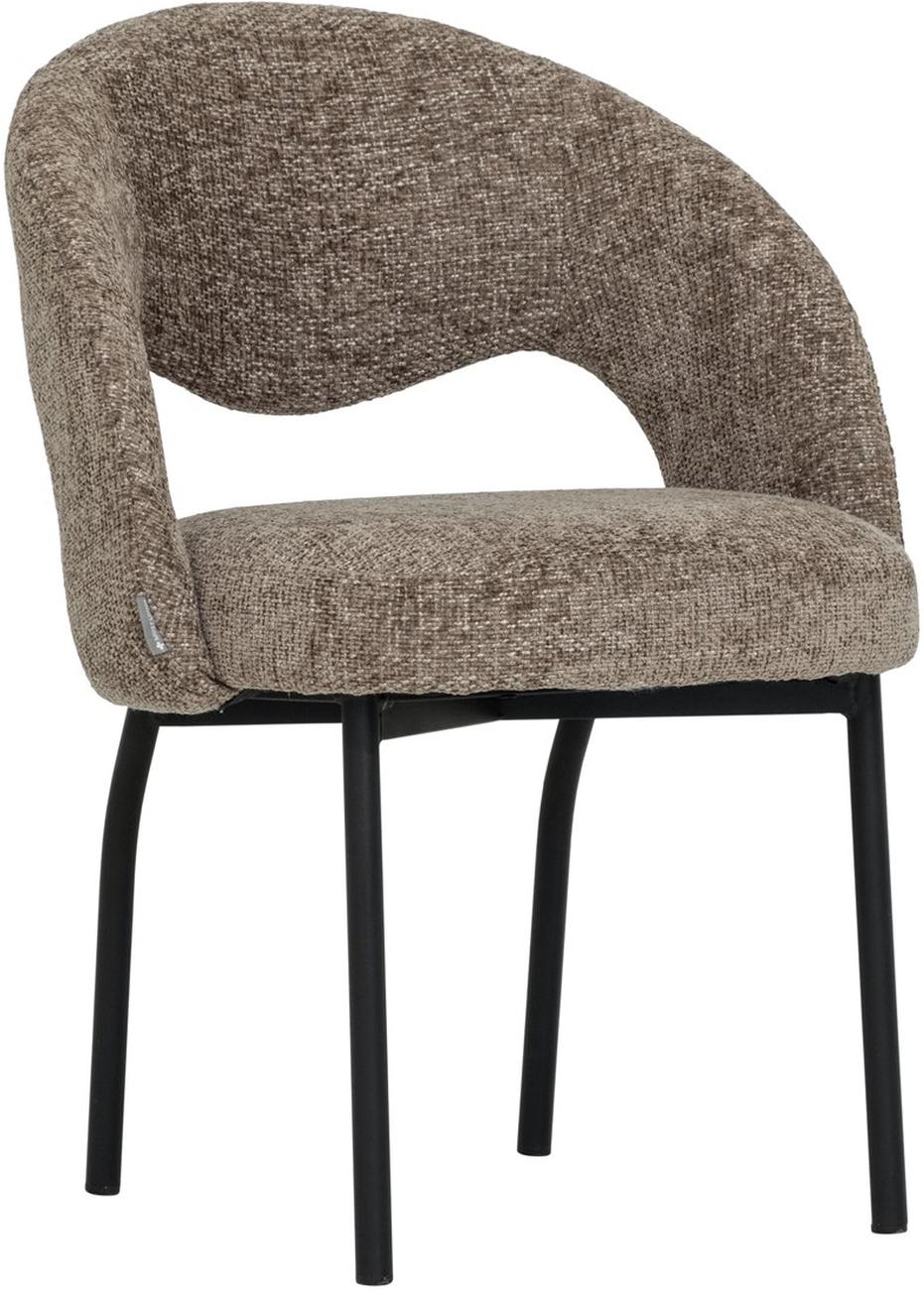 Esszimmerstuhl Arca aus Stoff, Braun Esszimmerstuhl Arca aus Stoff, Braun