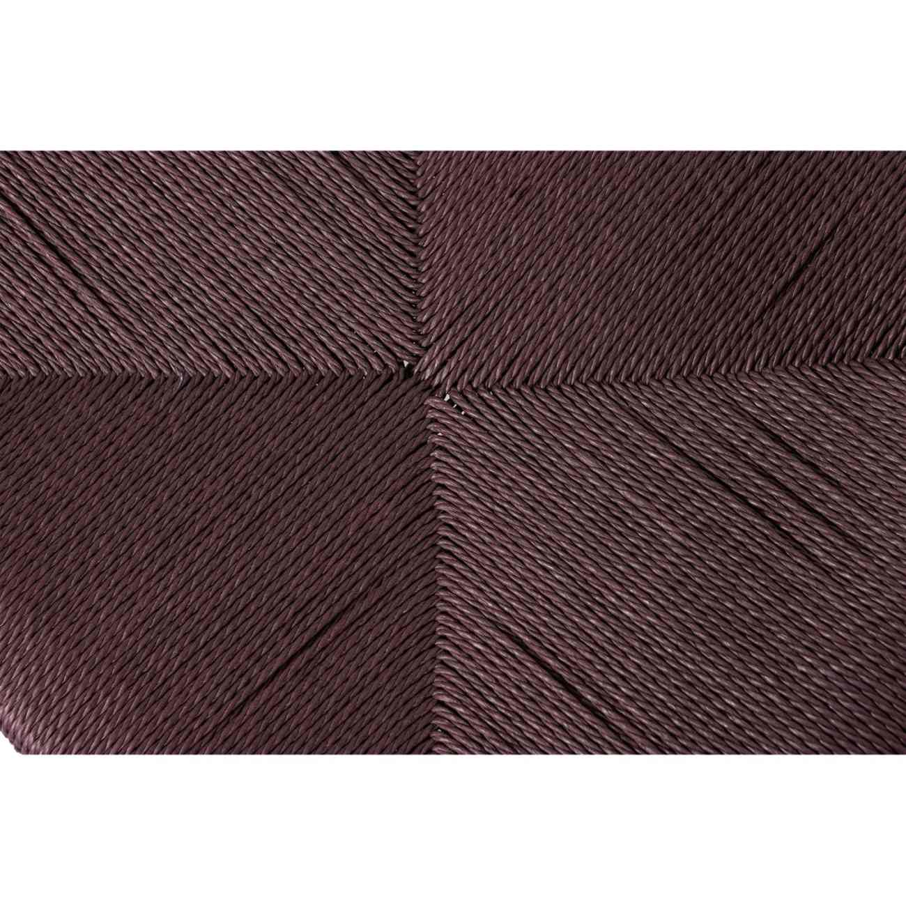 Esszimmerstuhl Embrace mit Geflechtsitz, Dunkelbraun