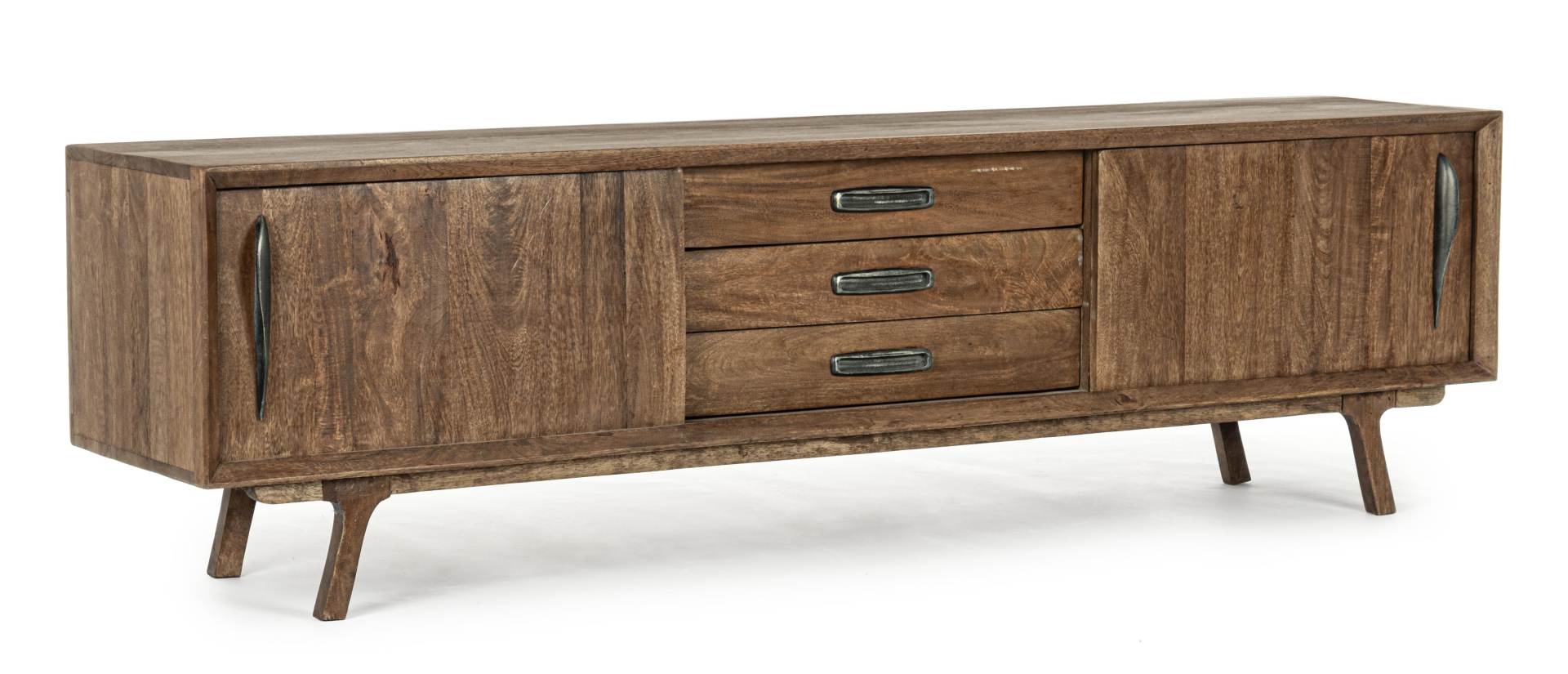 TV-Board Sherman aus Mangoholz, 3 Schubladen TV-Board Sherman aus Mangoholz, 3 Schubladen