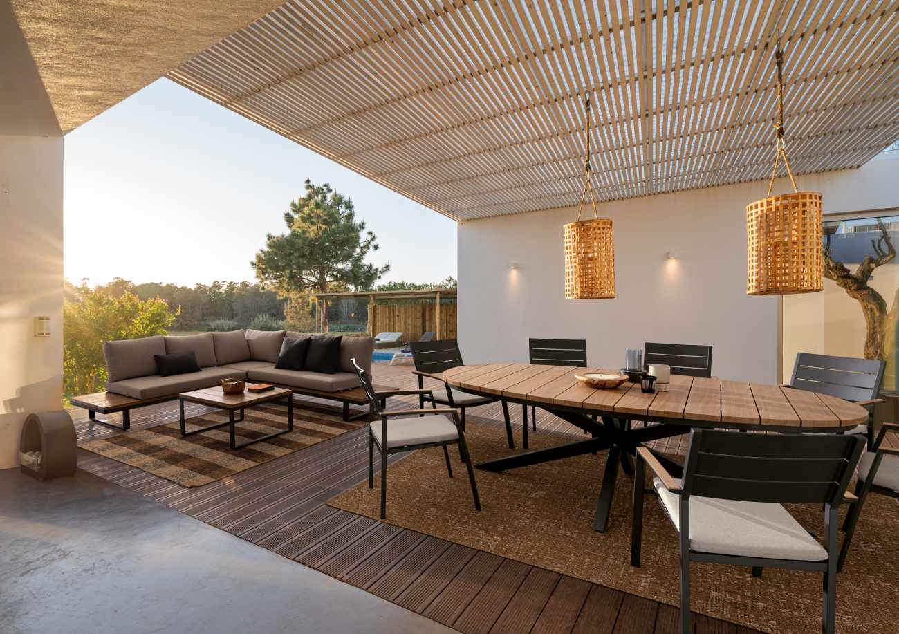 Gartenecksofa Zelmar Inkl. Couchtisch