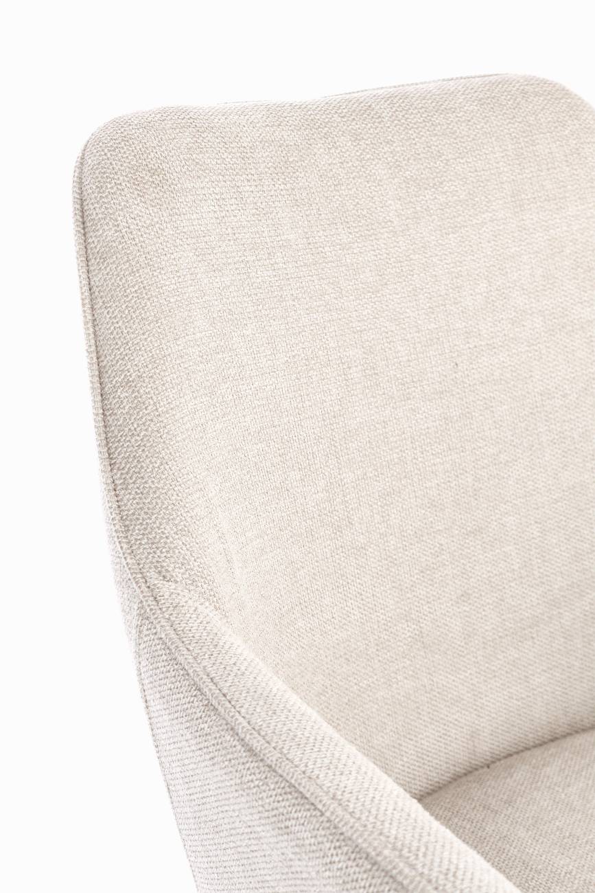 Esszimmerstuhl Cora 2er-Set mit Armlehne, Beige / Beige