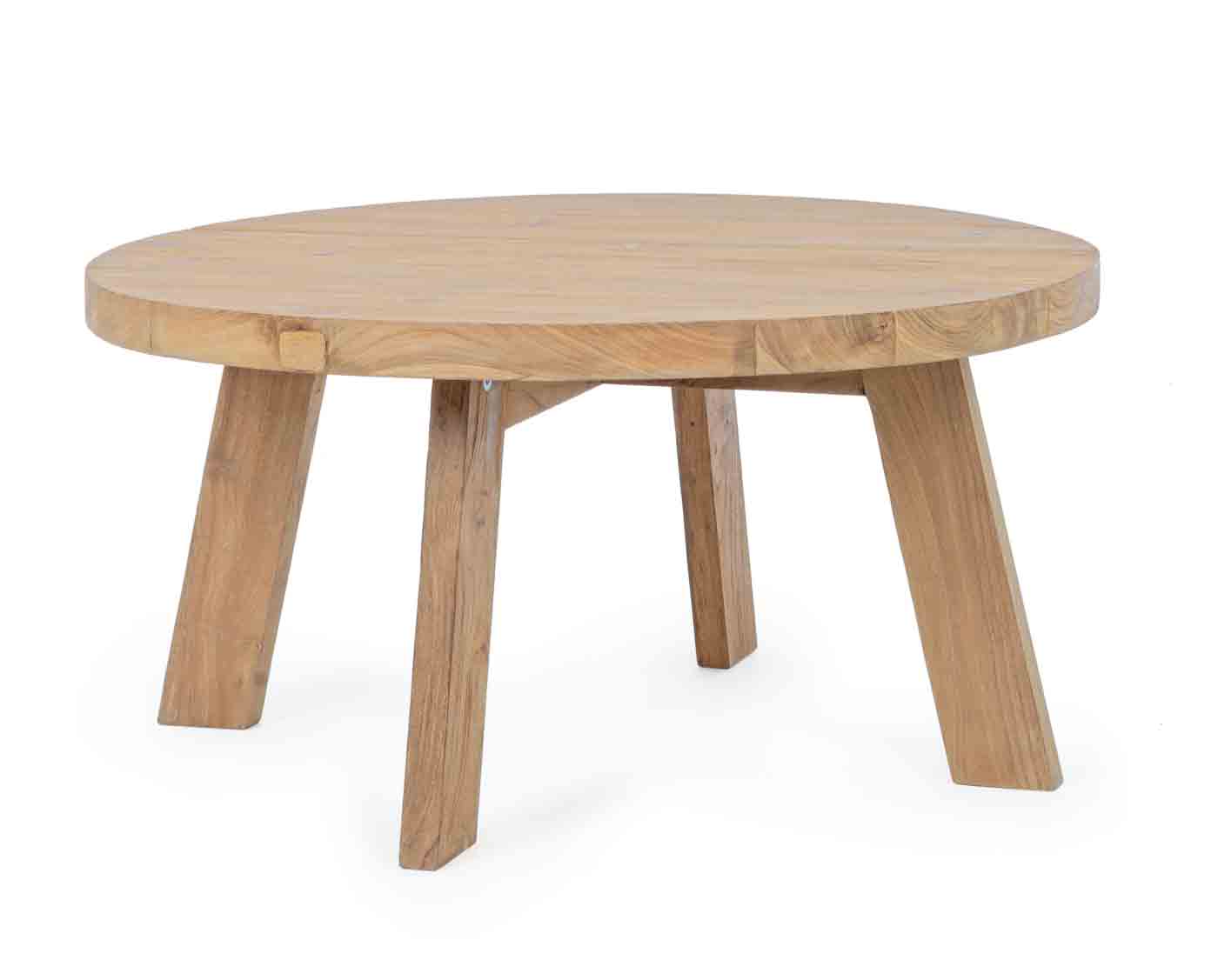 Beistelltisch Bolivar aus recyceltem Teakholz, Ø 80 cm Beistelltisch Bolivar aus recyceltem Teakholz, Ø 80 cm