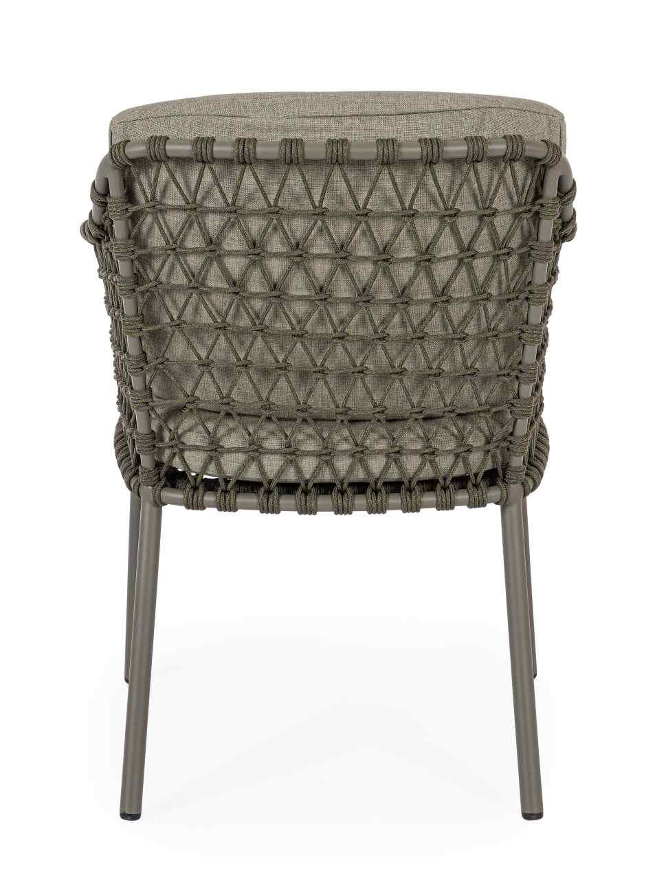 Gartenstuhl Ivissa aus Metall, Grün