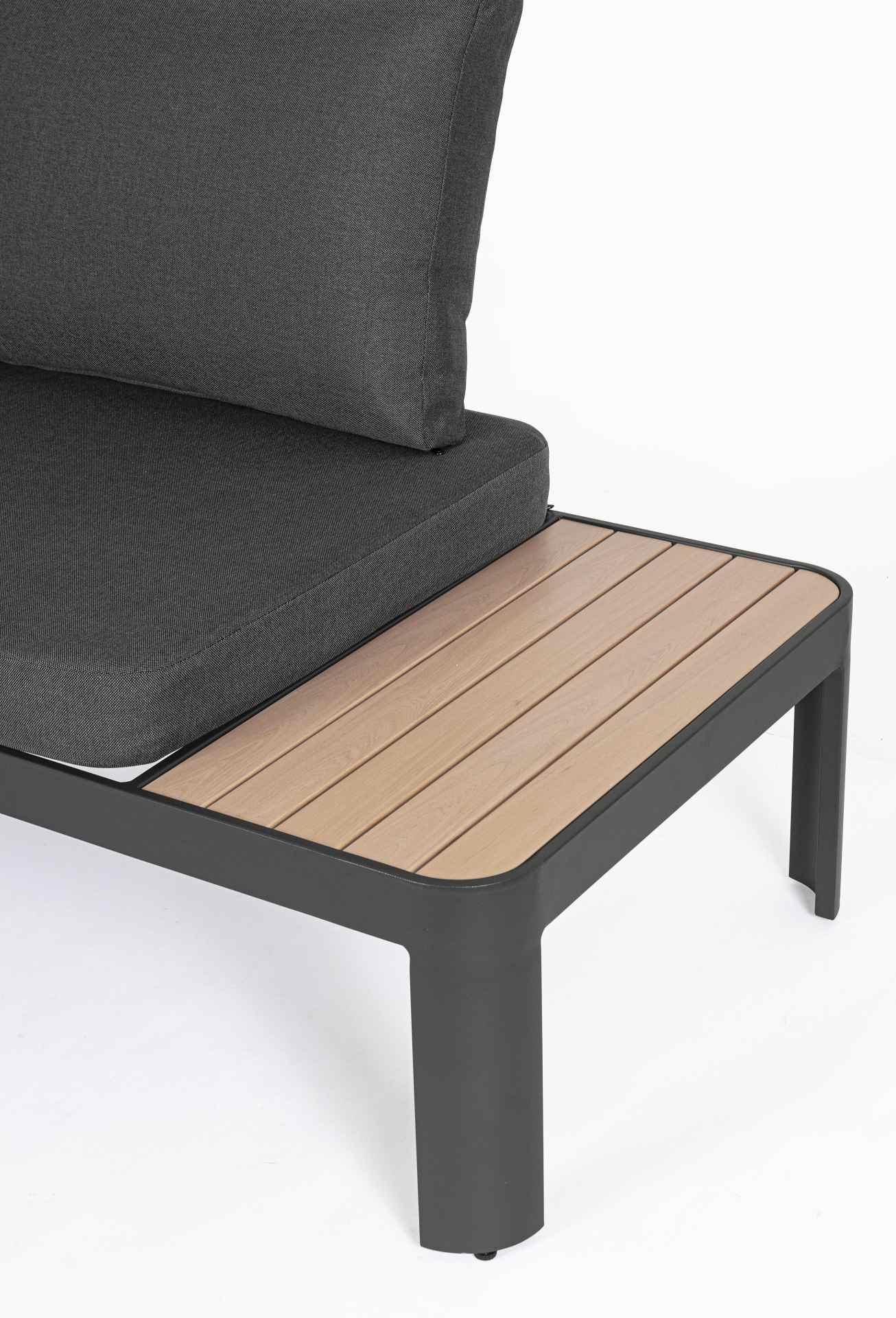 Gartenlounge Narelle aus Aluminium, Anthrazit