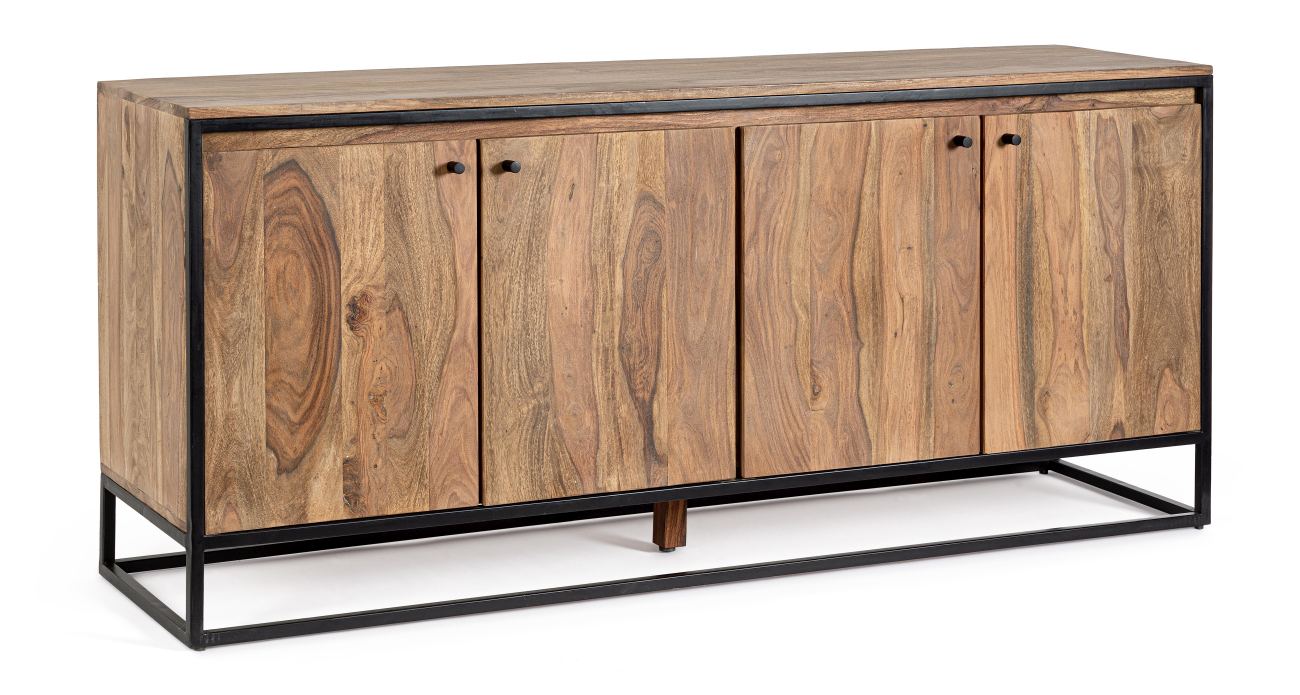 Sideboard Nartan aus Sheesham-Holz, 4 Türen Sideboard Nartan aus Sheesham-Holz, 4 Türen