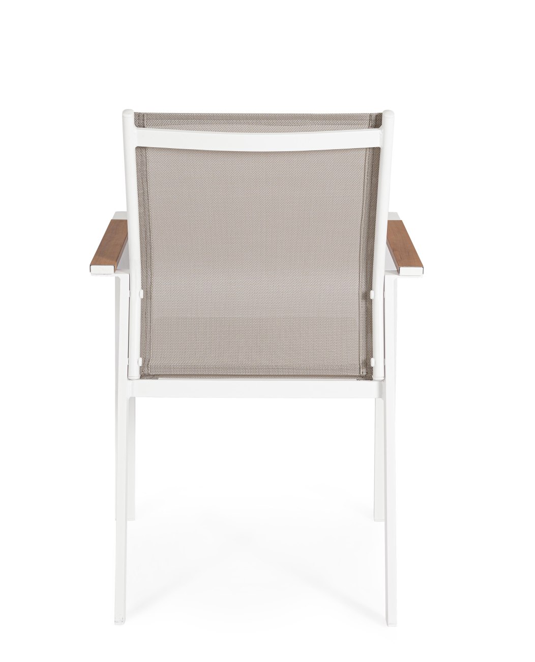 Gartenstuhl Heta aus Aluminium, Weiß