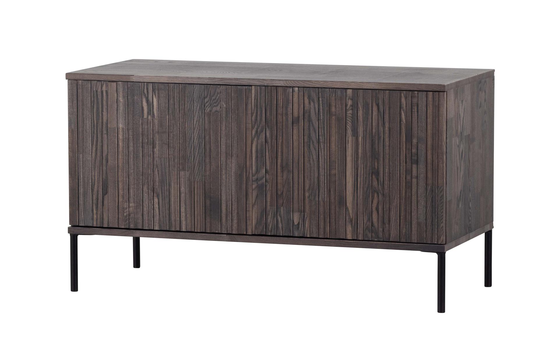 TV-Board Gravure aus Eschenholz 100 cm, Espresso TV Board Gravure aus Eschenholz 100 cm, Espresso