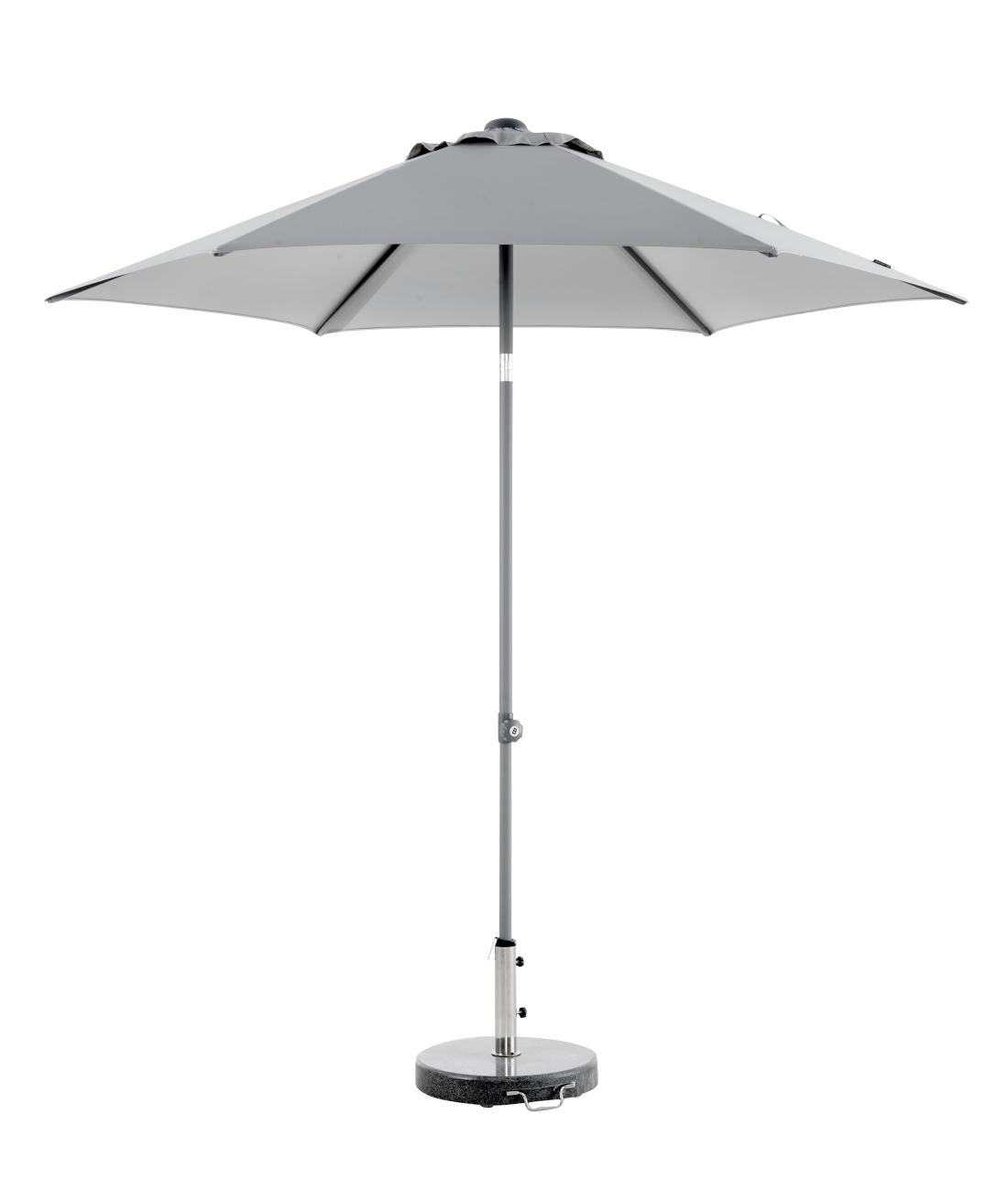 Sonnenschirm Poppi Ø250 cm, Grau Sonnenschirm Poppi Ø250 cm, Grau